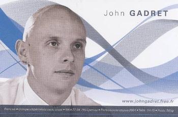 2009 AG2R La Mondiale #NNO John Gadret Front